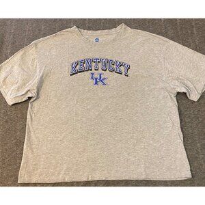 Kentucky Wildcats Gray T-Shirt NCAA Logo Short Sleeve Mens Size 3XL University